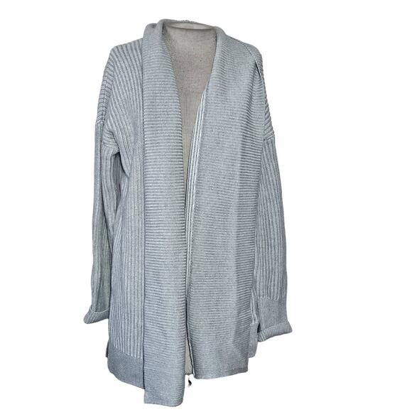Tahari Grey Cardigan Sweater Size Large - Picture 1 of 4